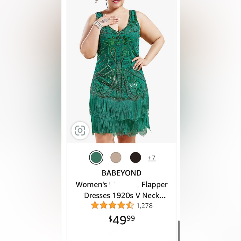 Womens Flappers Dress 1920s